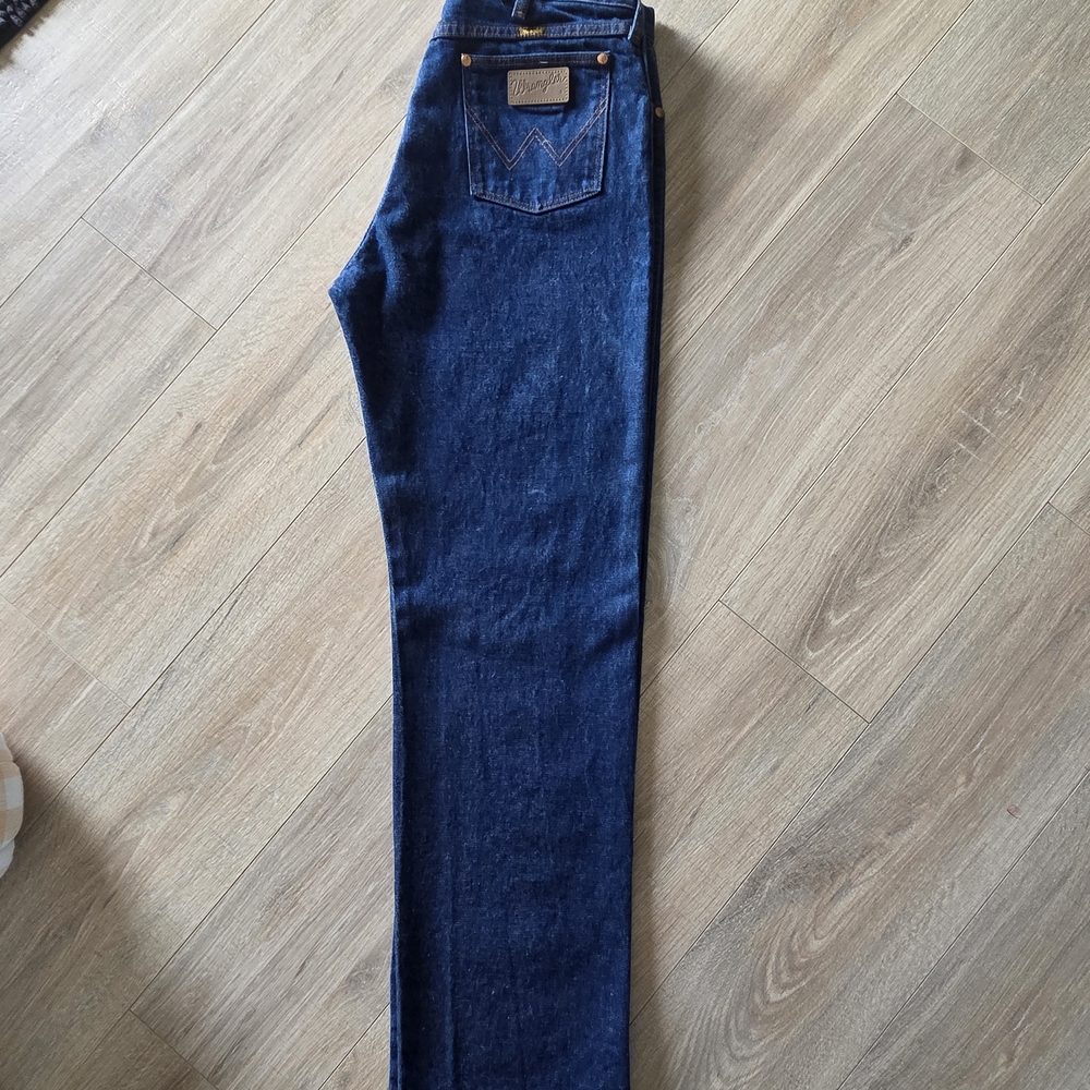 Wrangler Dark Blue Straight Jeans 36x36